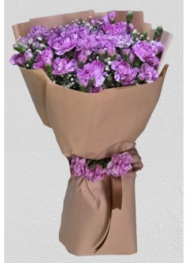 Lilarenk Karanfil Buketi