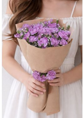 Lilarenk Karanfil Buketi